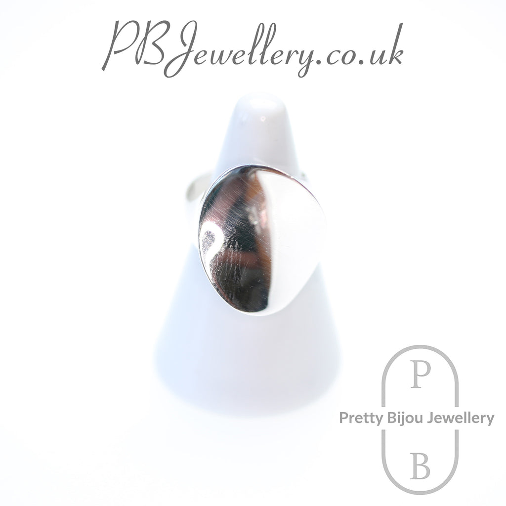 Milor Italian sterling silver statement ring – view 1